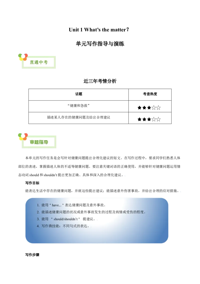Unit1What&rsquo;sthematter？-（人教版）（教师版）_新人教八下资料包_00、更新资料3月16日_单元写作深度指导-V34_2024版