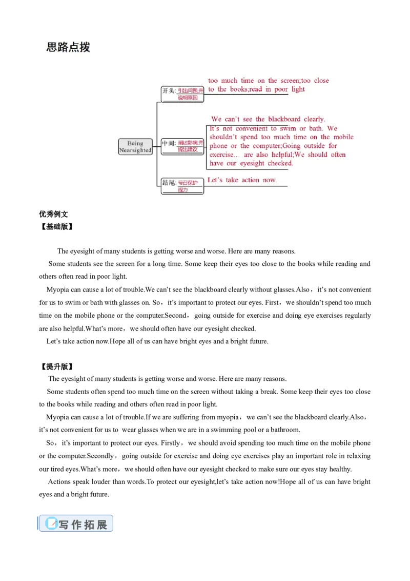 Unit2Stayhealthy（单元同步写作讲义）（解析版）_新人教八下资料包_00、更新资料3月16日_专项练习(2)_新课标资料（看这里面）
