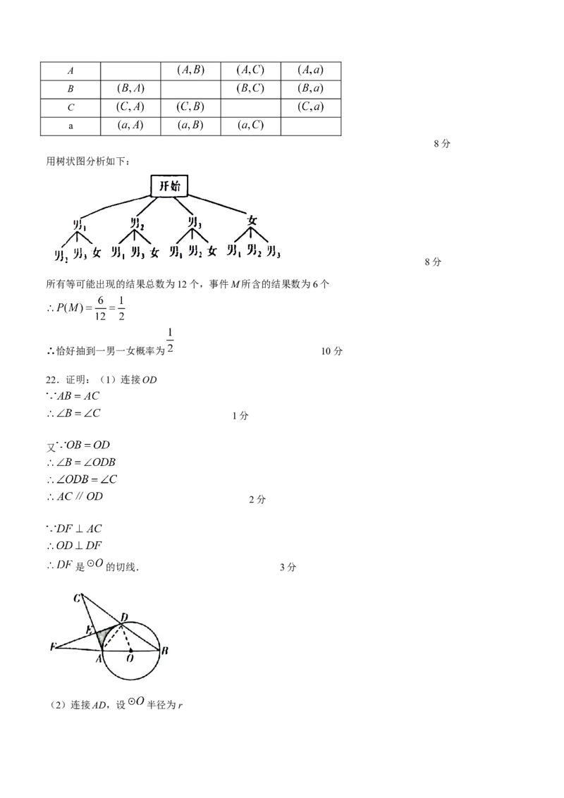 2023年四川省巴中市中考数学真题_初中数学_九年级数学下册（人教版）_全国各地数学中考真题_2023年全国中考数学真题88份