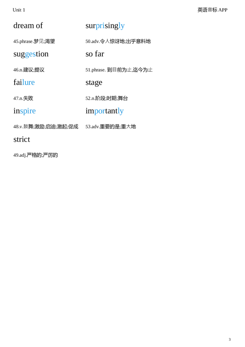 2026春人教版英语八下Unit1衡水体字贴_新人教八下资料包_05单词字帖（全）