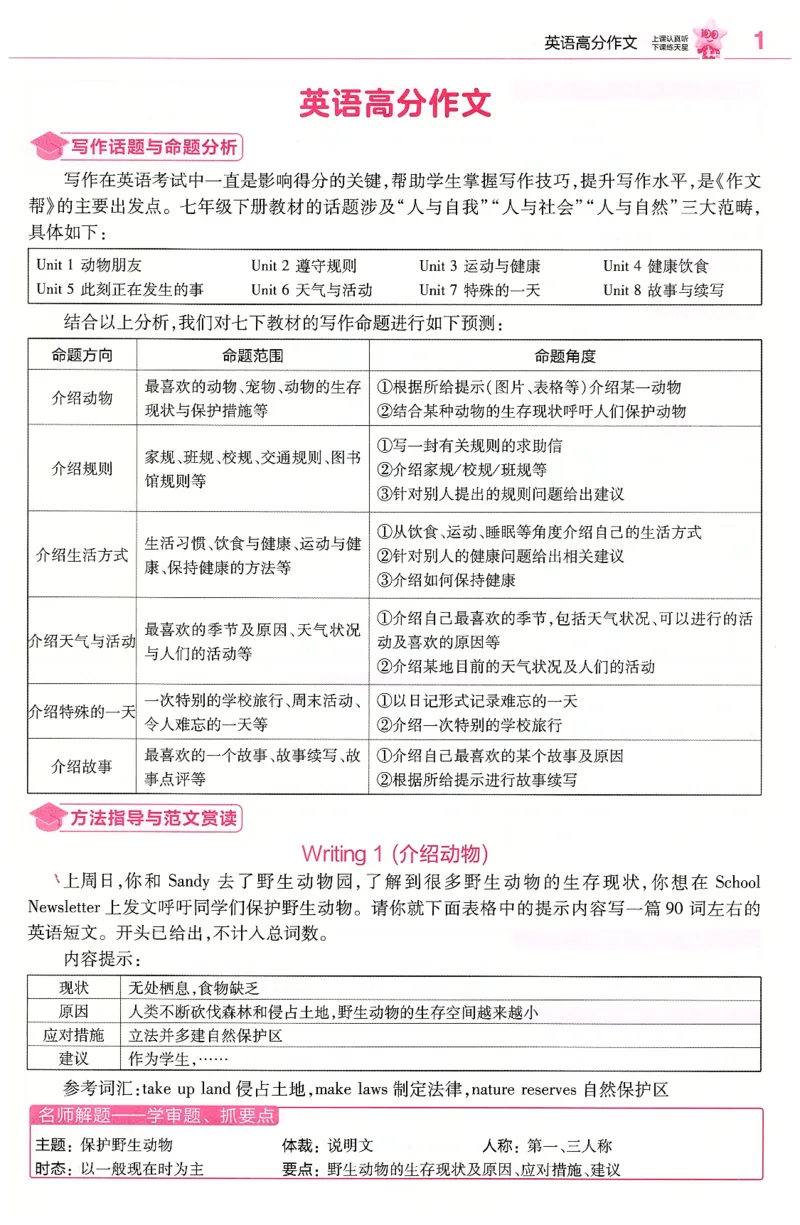 2025春教材帮七下RJ作文帮（赠品）_新人教八下资料包_23多套教辅合集_2026春初中英语7-9年级下册《新教材帮＋练习帮》含答案（人教版）_教材帮初中英语25年下册7