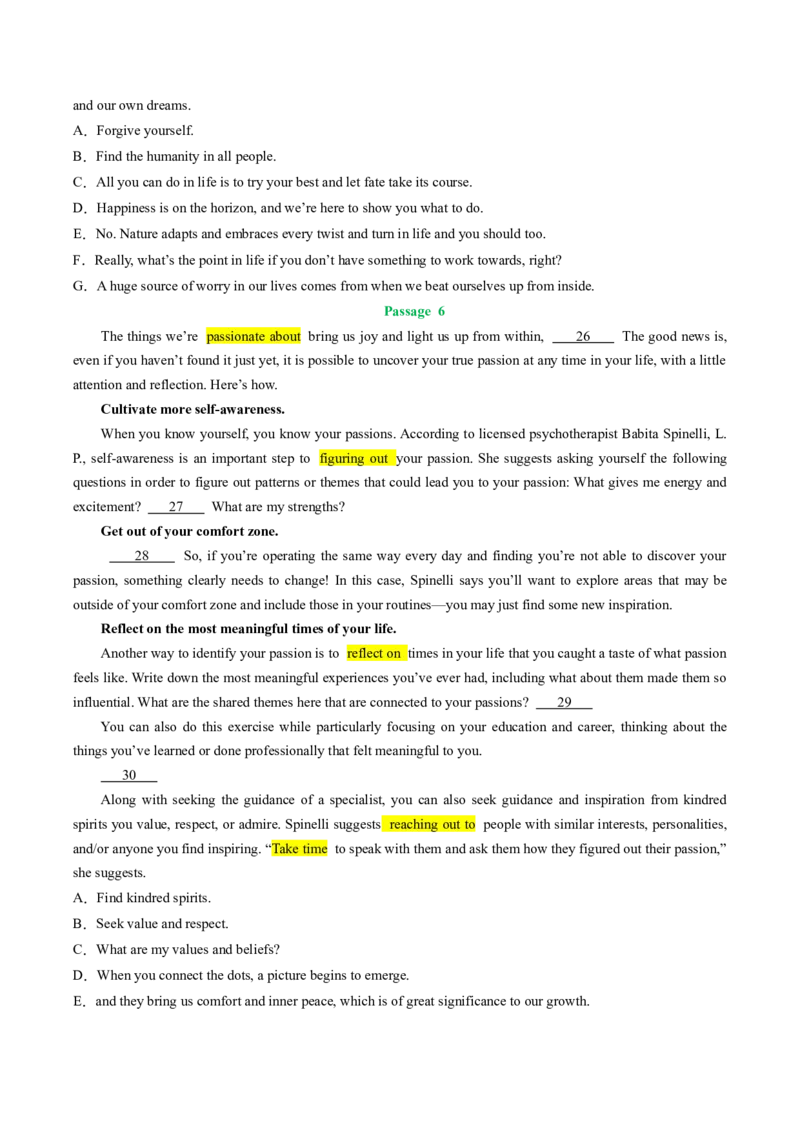 英语-2024年高考终极押题猜想（新高考通用）（原卷版）_3.2025英语总复习_2024年新高考资料_5.2024三轮冲刺_英语-2024年高考终极押题猜想（新高考通用）