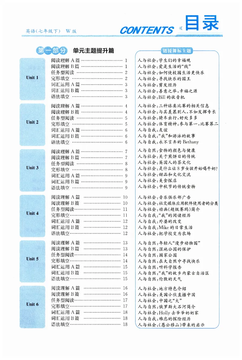 26春精彩练习外研七下单元与综合主题小卷_七下外研版2026英语_2026春修订版_赠送：教辅合集（不确定改没改版）_2026春精彩练习