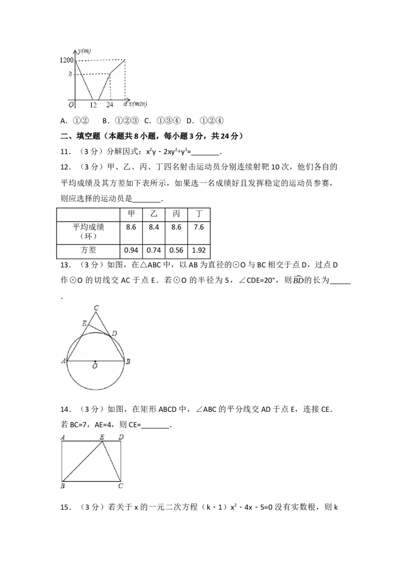 2017年辽宁省辽阳市中考数学试卷（含解析版）_初中数学_九年级数学下册（人教版）_全国各地数学中考真题_2017年全国中考数学真题160份