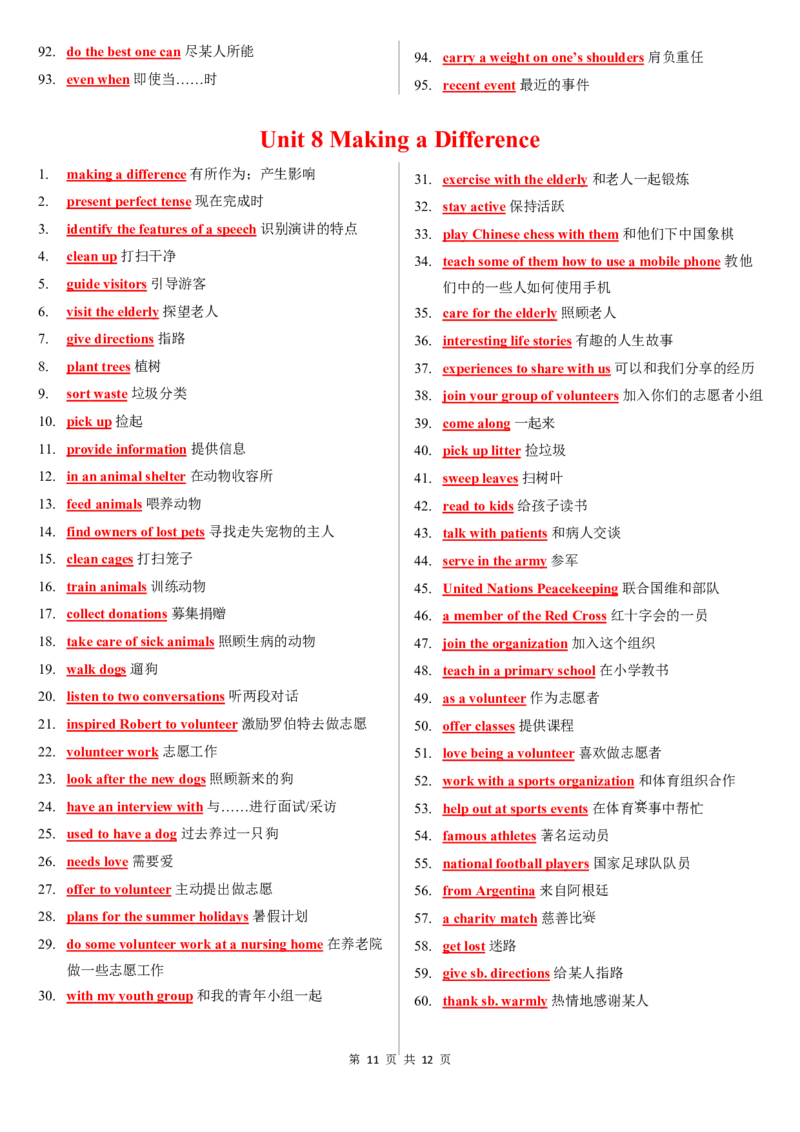 8下全册短语背诵PDF12页1769870623_新人教八下资料包_20短语背诵默写（全）