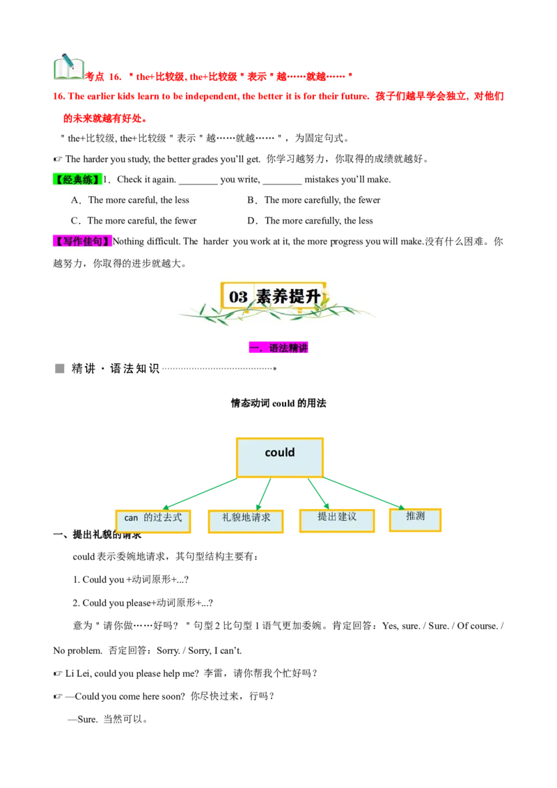 Unit3（知识清单）（人教版）（学生版）_新人教八下资料包_00、更新资料3月16日_单元知识复习专项-U122_2024版