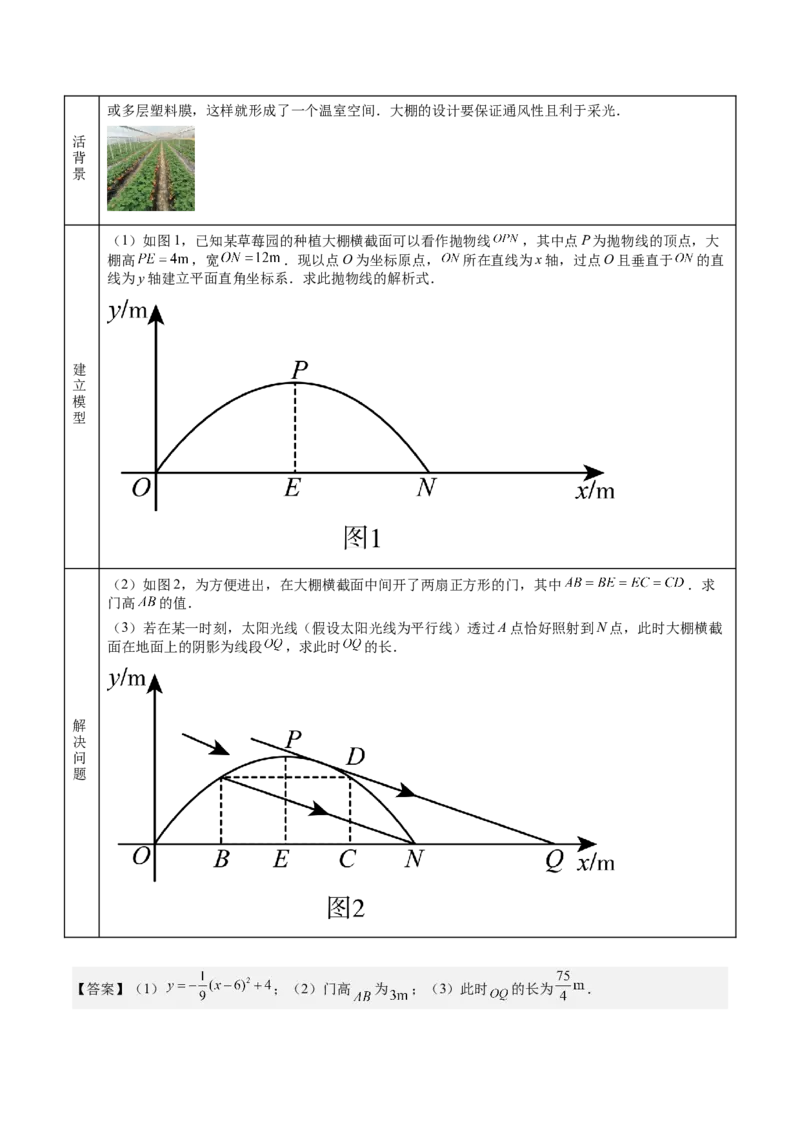 专题04二次函数的应用重难点题型专训（10大题型+15道拓展培优）（教师版）_初中数学_九年级数学上册（人教版）_重难点专题提升-V7_2025版