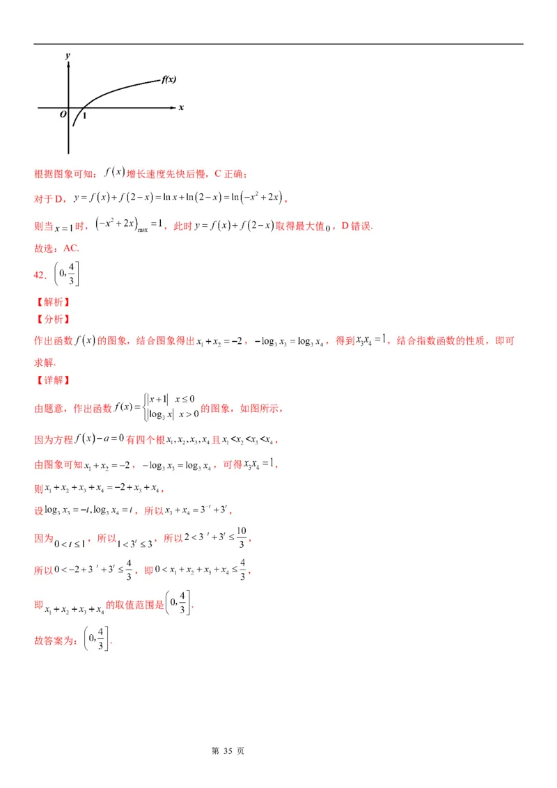 微专题对数函数的图象和性质学案&mdash;&mdash;2023届高考数学一轮《考点&middot;题型&middot;技巧》精讲与精练_2.2025数学总复习_赠品通用版（老高考）复习资料_一轮复习