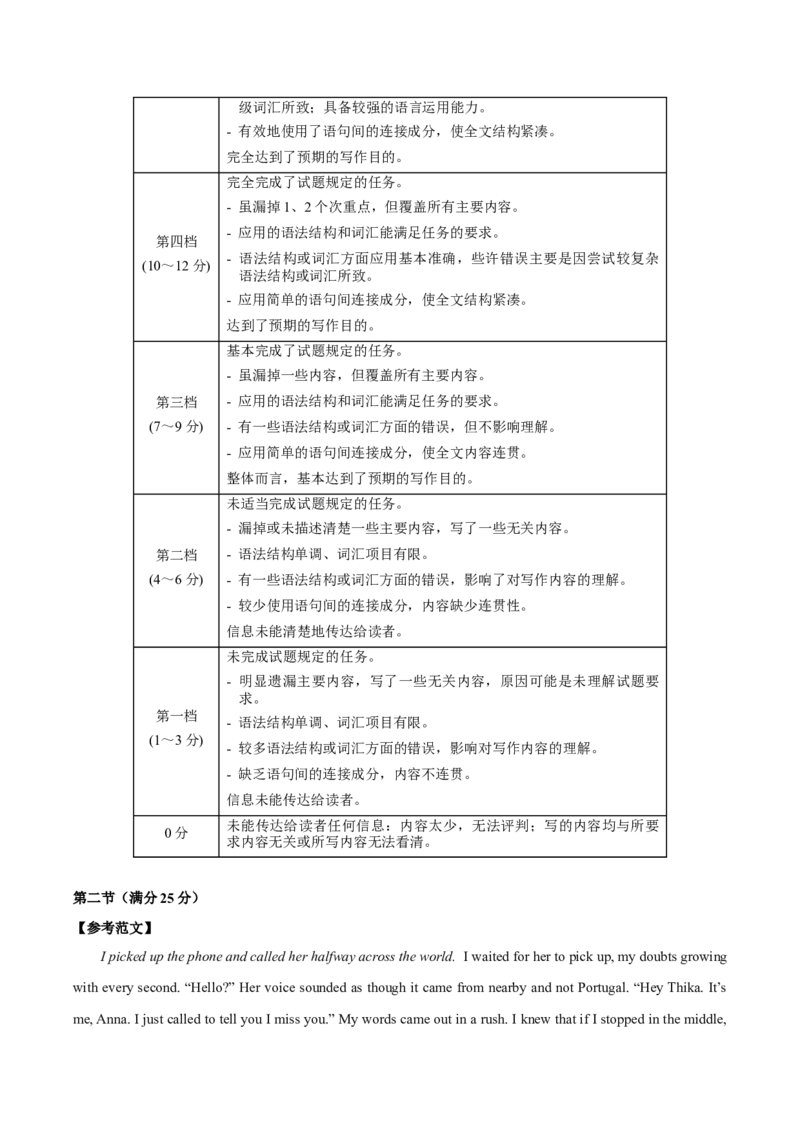 黄金卷01-赢在高考&middot;黄金8卷备战2024年高考英语模拟卷（新高考七省专用）（参考答案）_3.2025英语总复习_2024年新高考资料_4.2024高考模拟预测试卷