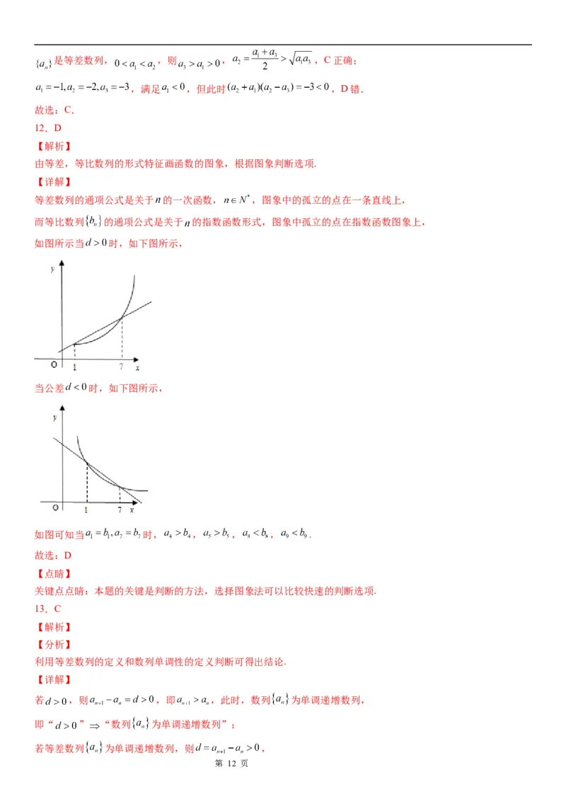微专题等差数列的单调性与最值学案&mdash;&mdash;2023届高考数学一轮《考点&middot;题型&middot;技巧》精讲与精练_2.2025数学总复习_赠品通用版（老高考）复习资料_一轮复习