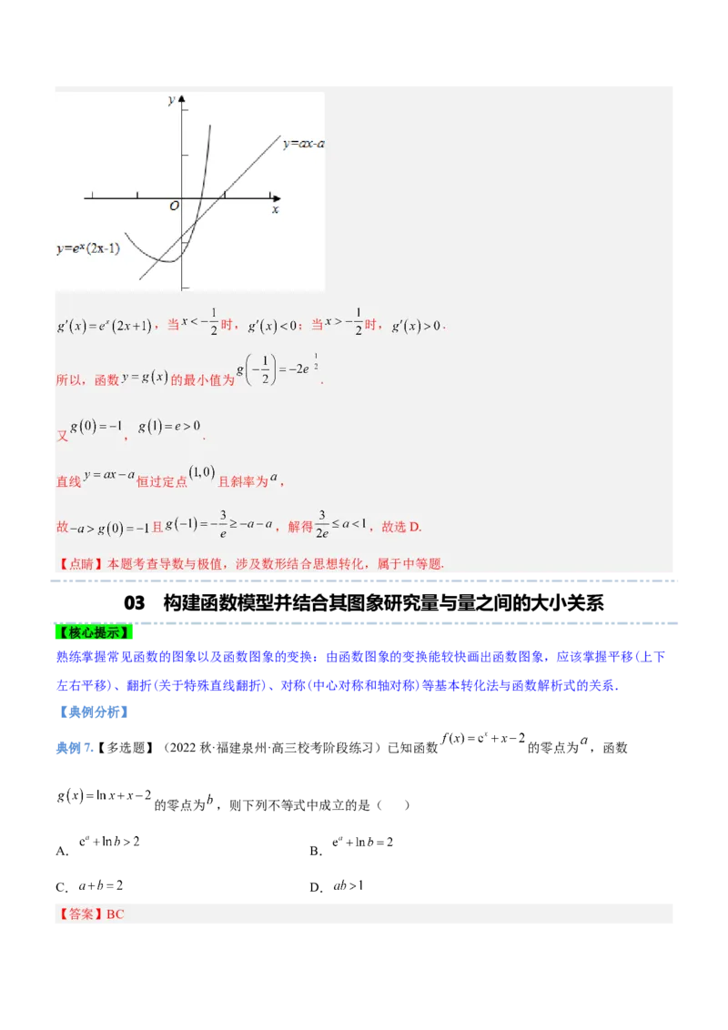 思想03数形结合思想（讲）解析版_2.2025数学总复习_2023年新高考资料_二轮复习_备战2023年高考数学二轮复习考点精讲练（新教材&middot;新高考）