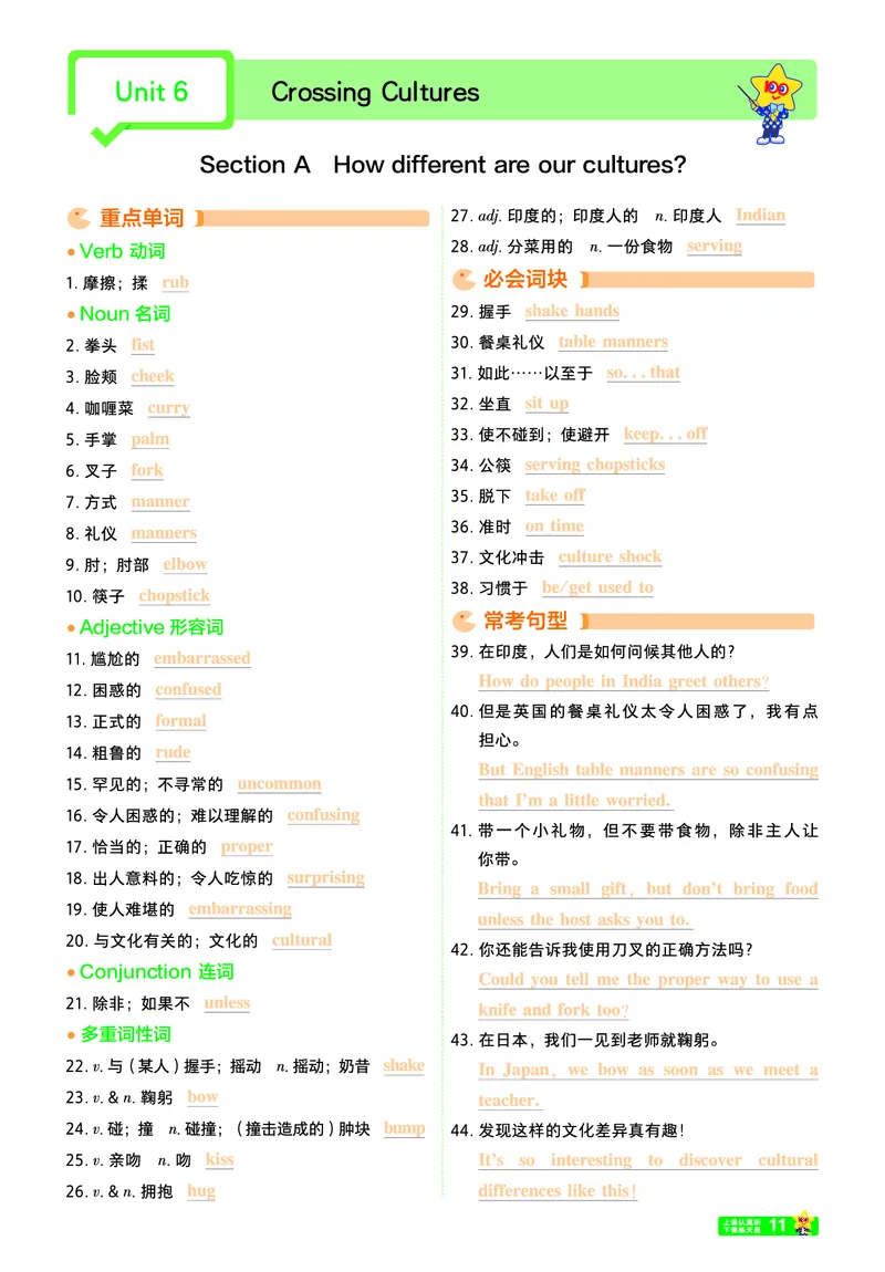 重点单词短语句型背诵本_新人教八下资料包_27重点单词短语句型背诵本（全册）