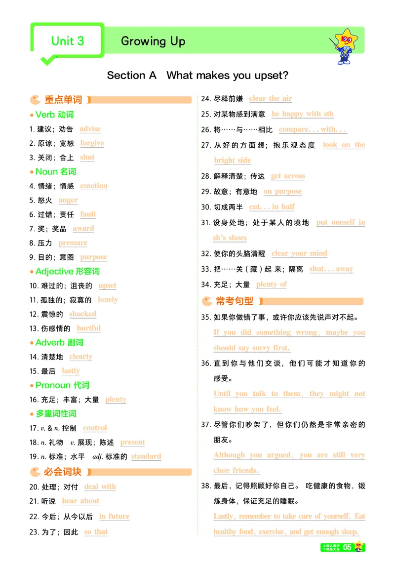重点单词短语句型背诵本_新人教八下资料包_27重点单词短语句型背诵本（全册）