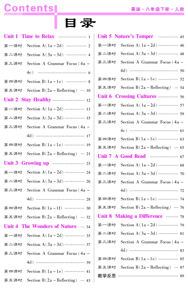 八人英下册教案_新人教八下资料包_00核心素养教案完整版_课堂内外教案