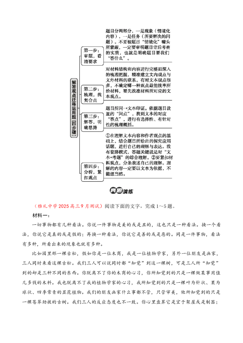 03论述类文本论证分析、观点迁移等高频考点题型突破_01高考语文_52025年新高考资料_二轮复习_2025年高考语文二轮复习之现代文阅读（全国通用）338508925