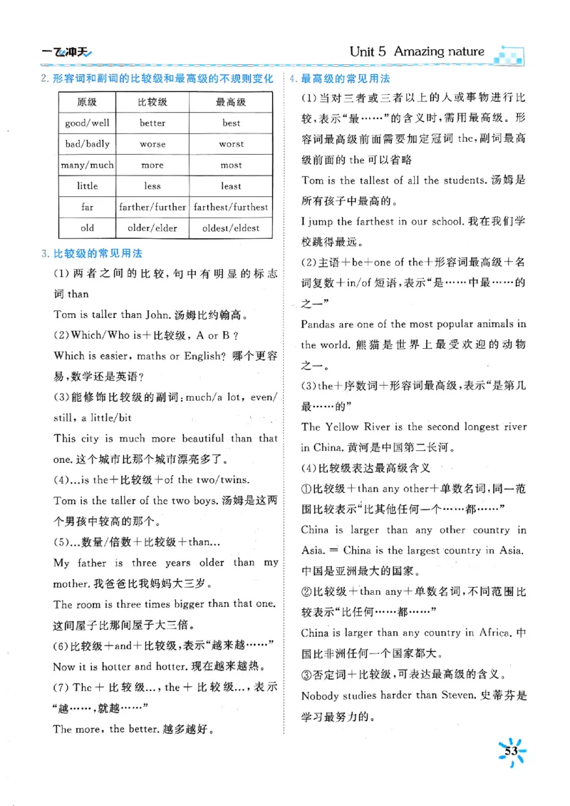 一飞冲天课时作业七下英语(1)_七下外研版2026英语_2026春版本一_新外研英语7下_2025春外研七下：自学包_2025春一飞冲天课时作业七下英语