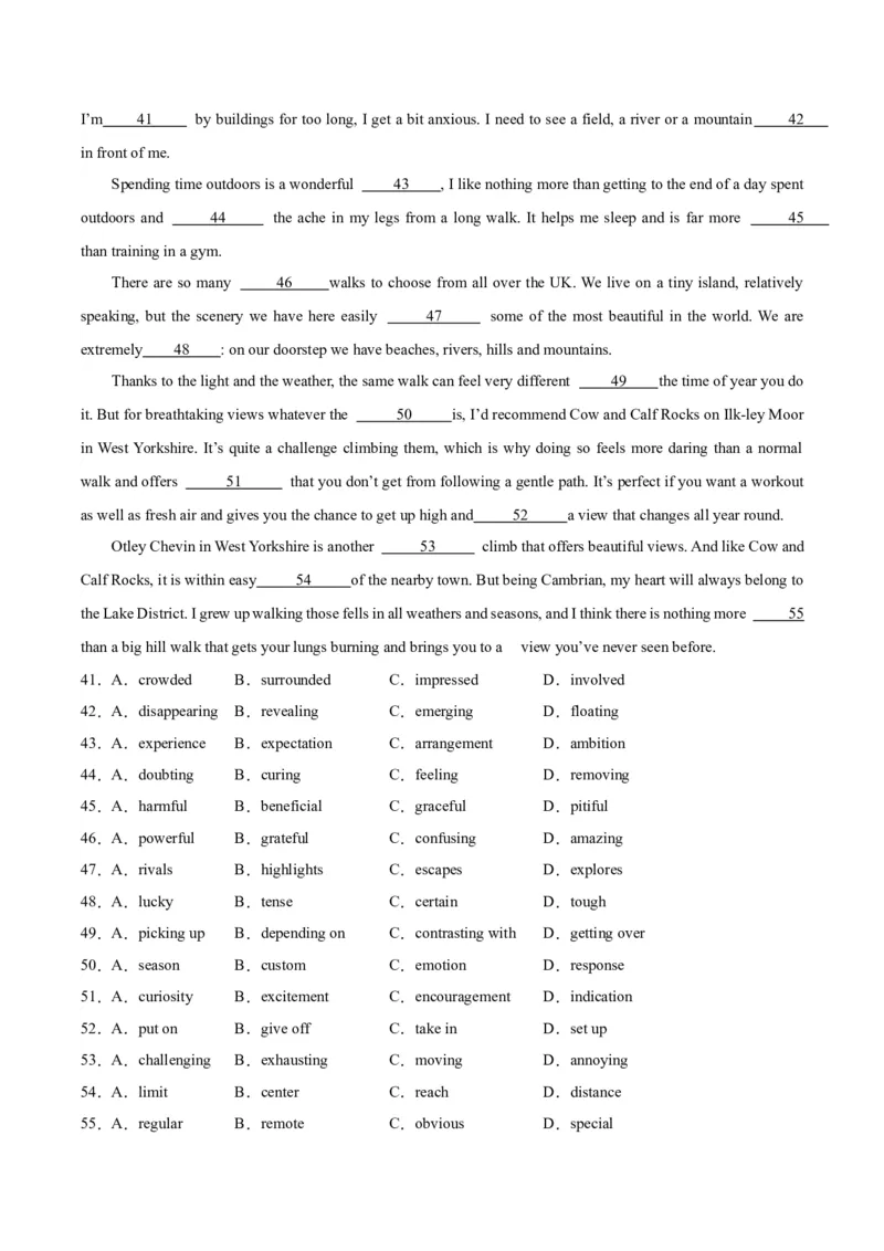 黄金卷04-赢在高考&middot;黄金8卷备战2024年高考英语模拟卷（新高考Ⅰ卷专用）（考试版）_3.2025英语总复习_2024年新高考资料_4.2024高考模拟预测试卷