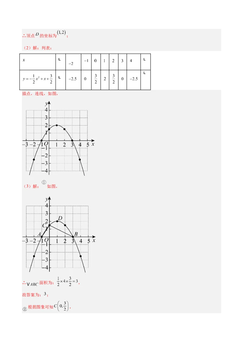 专题04二次函数的图象和性质的五类综合题型（压轴题专项训练）（教师版）_初中数学_九年级数学上册（人教版）_压轴题专项-V5_2026版