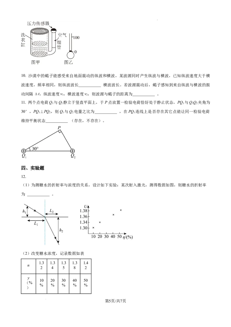 精品解析：2025年高考福建卷物理部分真题（原卷版）_2025年全国各省市全科高考真题及答案_版本二（互相补充）_6、各省市全科真题及答案（按省份分类）_8、福建卷（全科，持续更新）
