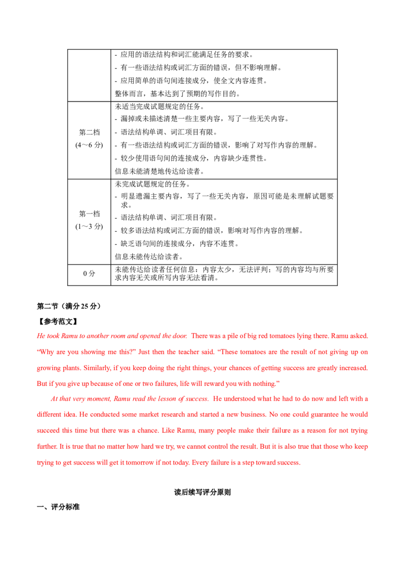 黄金卷03-赢在高考&middot;黄金8卷备战2024年高考英语模拟卷（新高考Ⅰ卷专用）（参考答案）_3.2025英语总复习_2024年新高考资料_4.2024高考模拟预测试卷