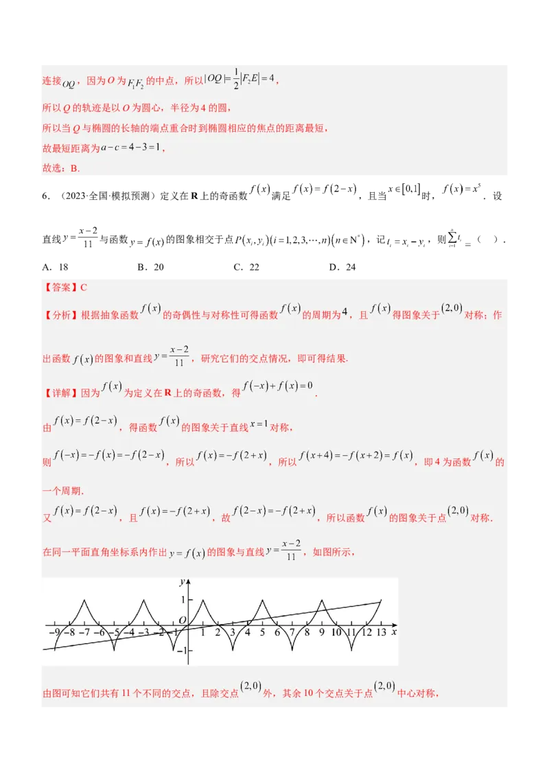 思想03数形结合思想（练）解析版_2.2025数学总复习_2023年新高考资料_二轮复习_备战2023年高考数学二轮复习考点精讲练（新教材&middot;新高考）