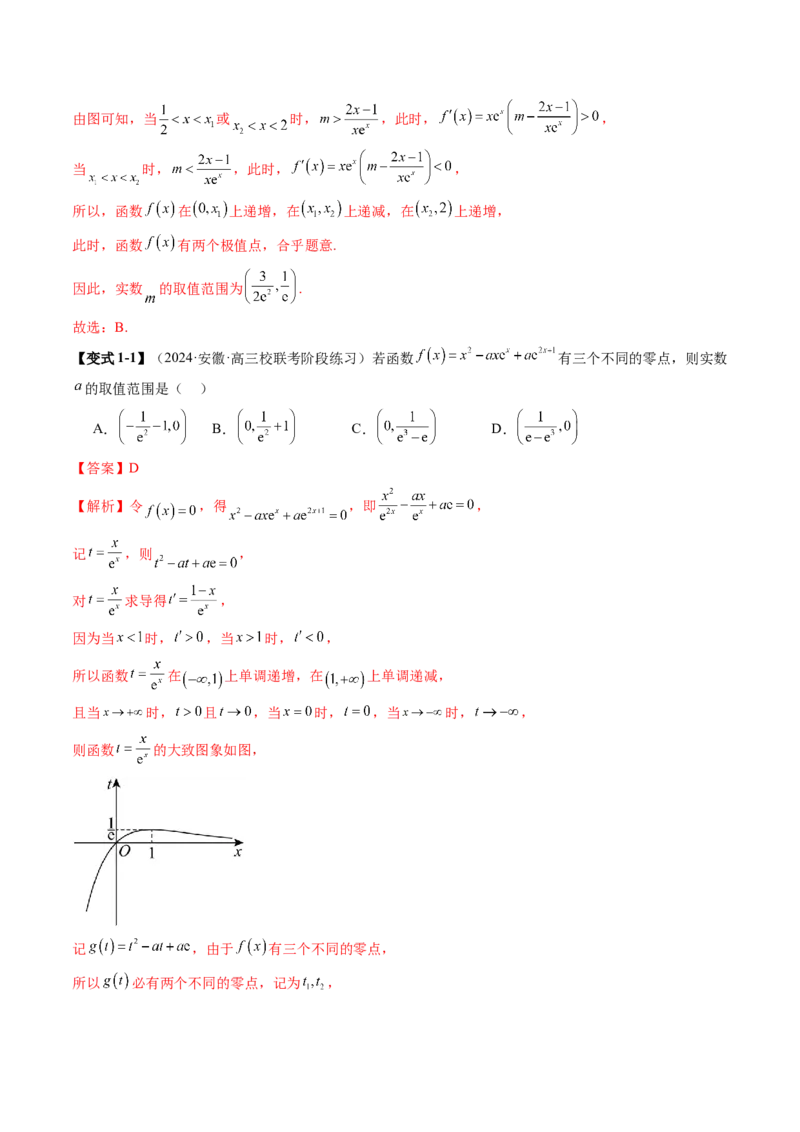 思想02运用数形结合的思想方法解题（4大核心考点）（讲义）（解析版）_2.2025数学总复习_2024年新高考资料_2.2024二轮复习_2024年高考数学二轮复习讲练（新教材新高考）