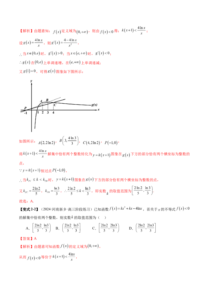 思想02运用数形结合的思想方法解题（4大核心考点）（讲义）（解析版）_2.2025数学总复习_2024年新高考资料_2.2024二轮复习_2024年高考数学二轮复习讲练（新教材新高考）