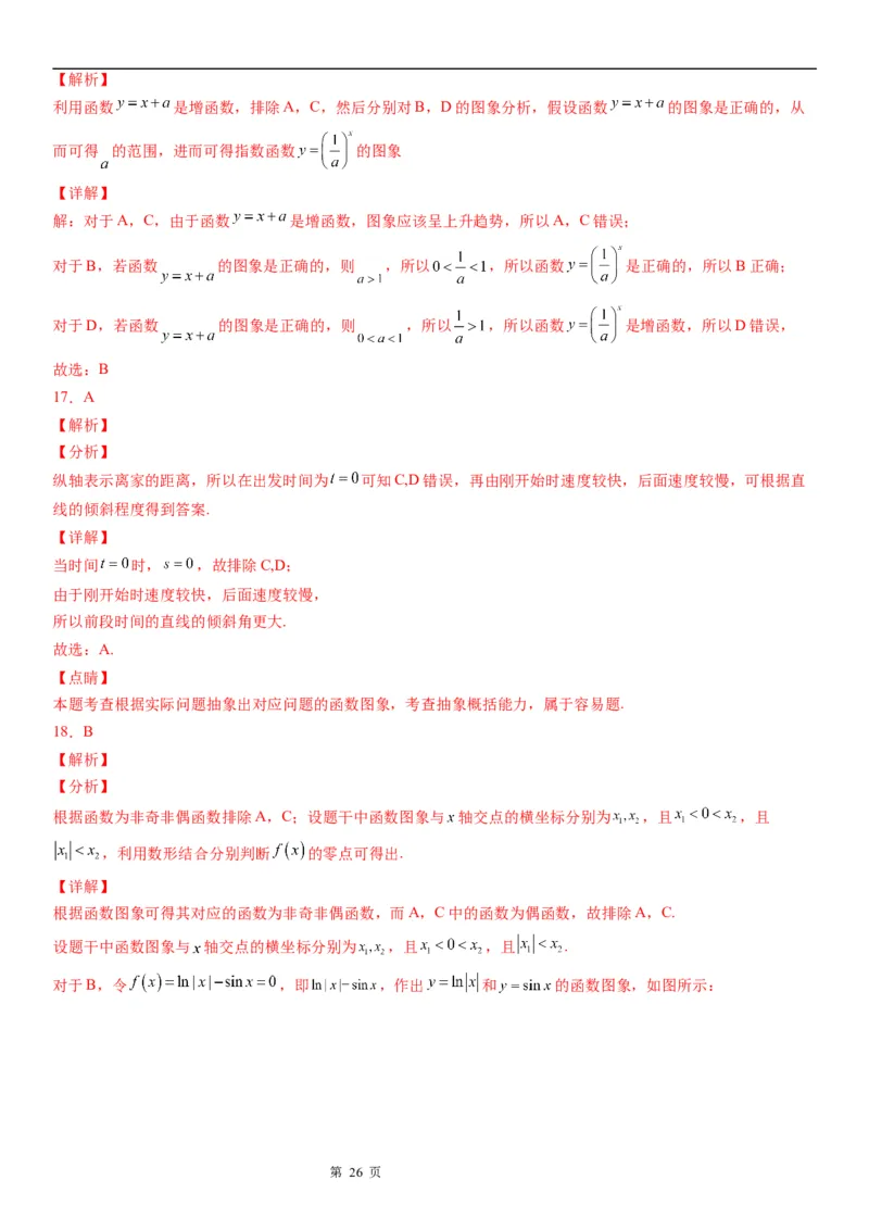 微专题函数图象问题学案&mdash;&mdash;2023届高考数学一轮《考点&middot;题型&middot;技巧》精讲与精练_2.2025数学总复习_赠品通用版（老高考）复习资料_一轮复习