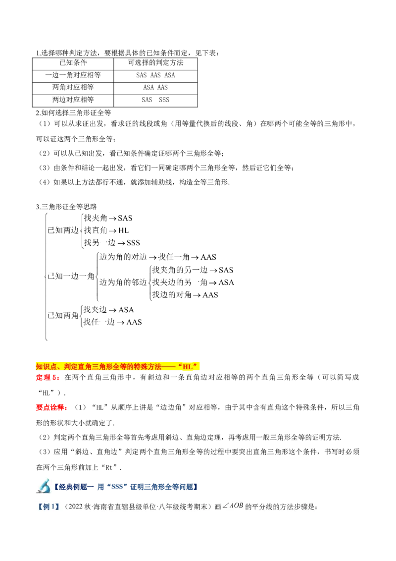 专题04全等三角形的判定与性质重难点题型专训（教师版）_初中数学_八年级数学上册（人教版）_重难点专题提升-V7_2024版