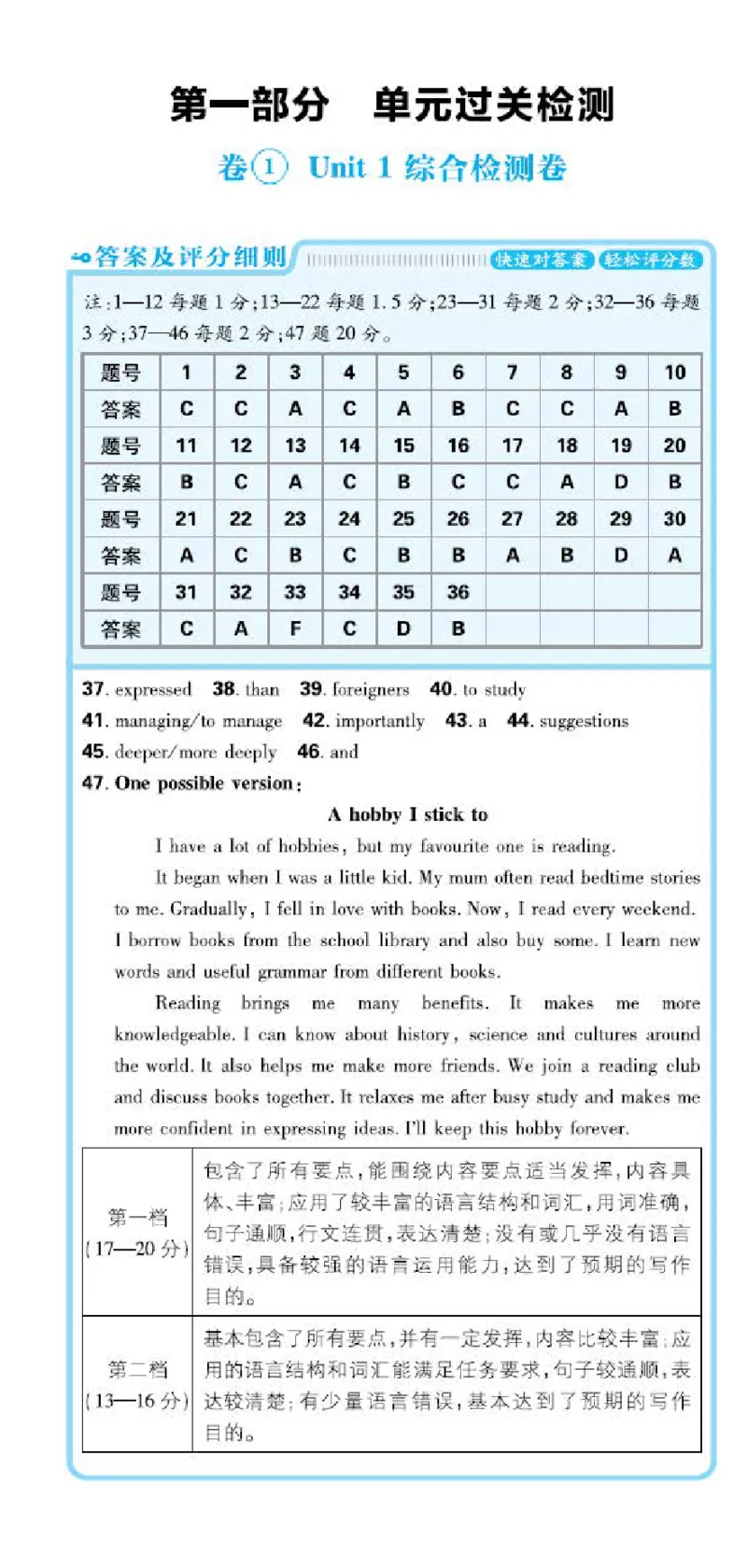 卷1-卷5P51-61_新人教八下资料包_23多套教辅合集_《上分卷》_英语答案