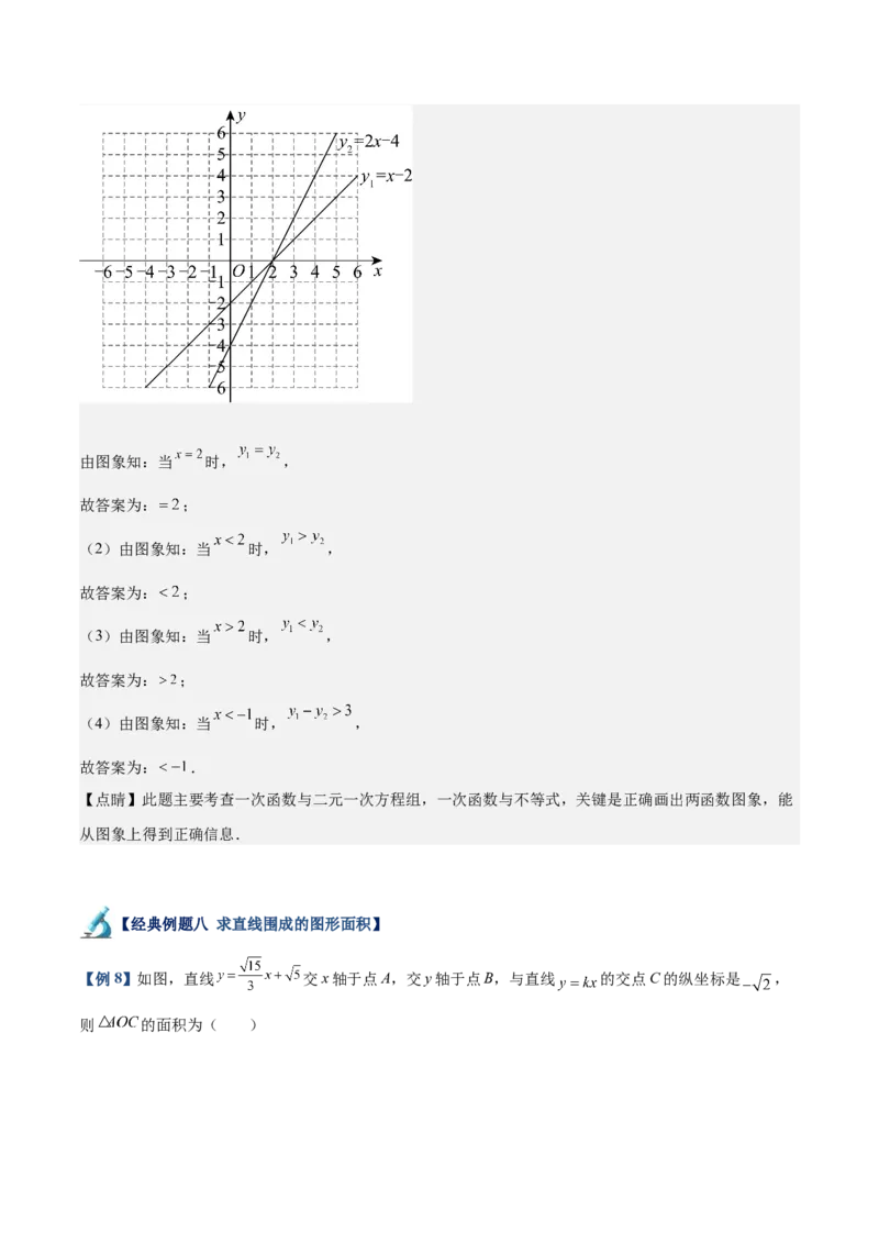 专题03一次函数与方程、不等式重难点题型专训（8大题型+15道拓展培优）（教师版）_初中数学_八年级数学下册（人教版）_重难点专题提升-V7_2024版