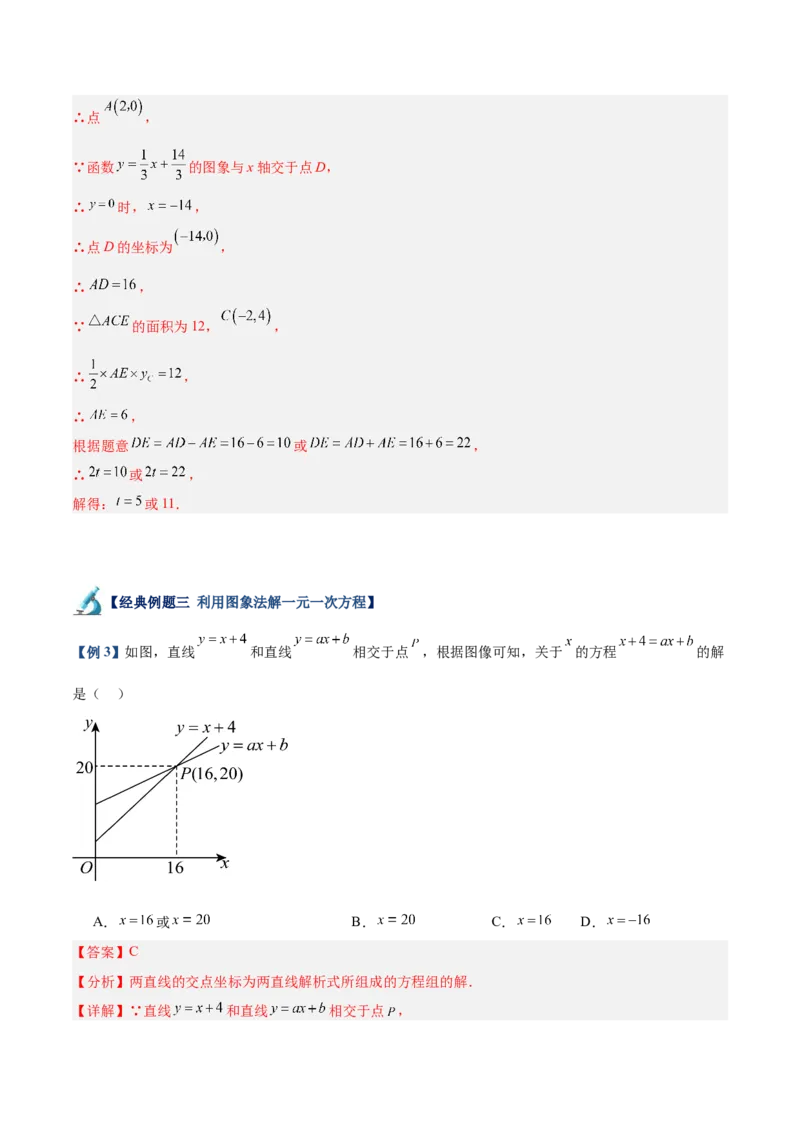 专题03一次函数与方程、不等式重难点题型专训（8大题型+15道拓展培优）（教师版）_初中数学_八年级数学下册（人教版）_重难点专题提升-V7_2024版