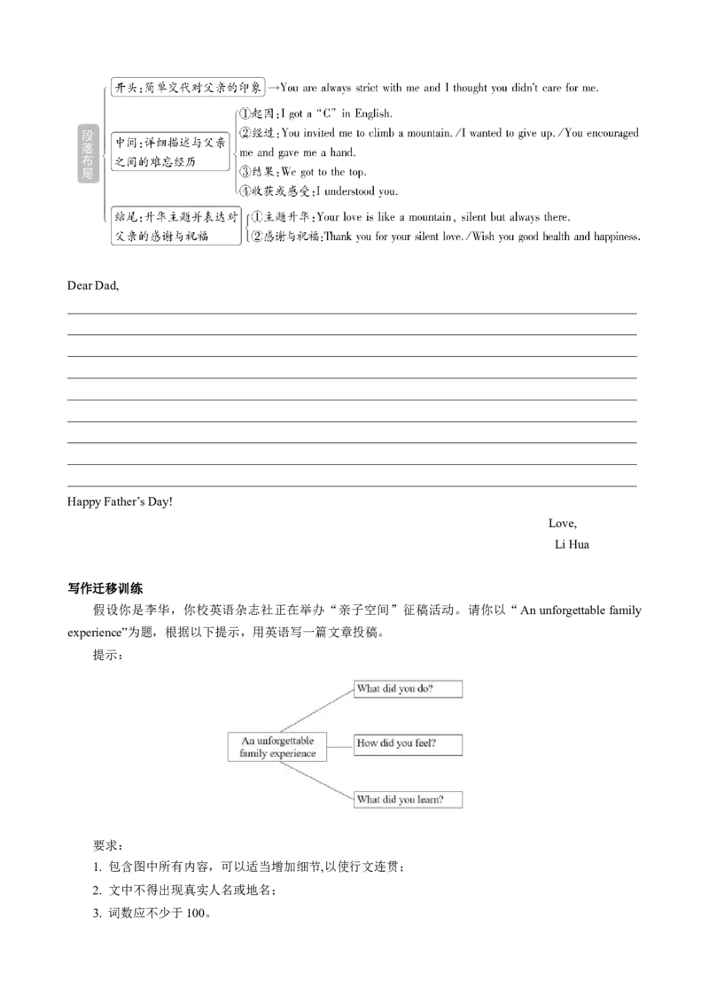 专题04考点拓展4&介词、Therebe句型&写作指导（家庭生活）（原卷版）_七下外研版2026英语_2026春版本一_新外研英语7下_2025春外研七下：自学包_2025春外研七下：寒假讲义Word