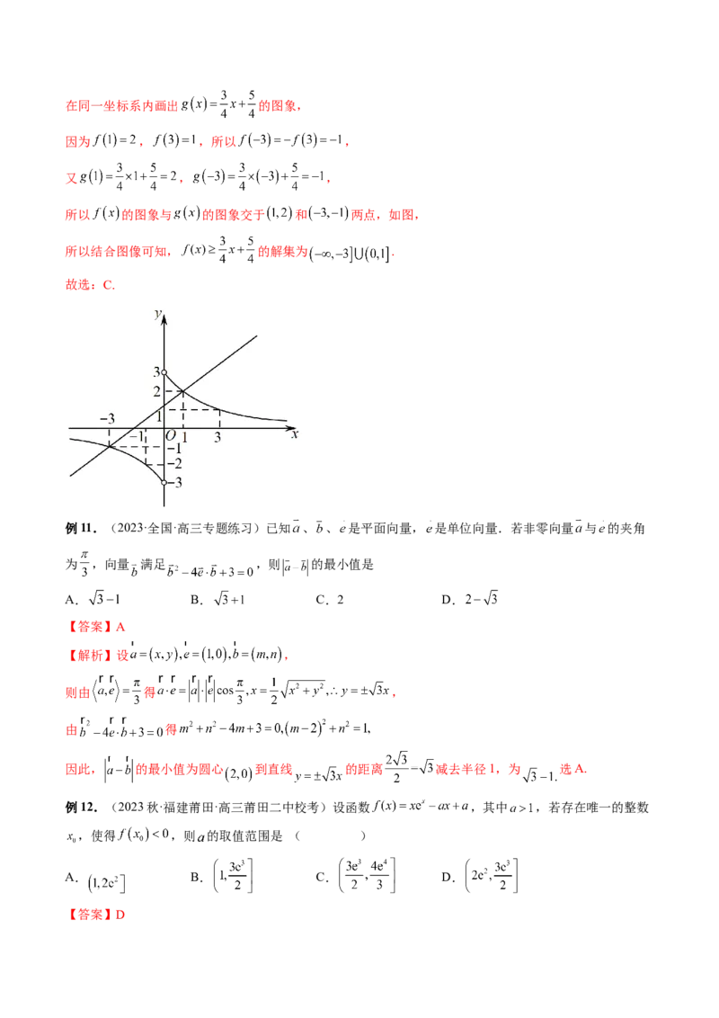 思想04运用转化与化归的思想方法解题（精讲精练）（解析版）_2.2025数学总复习_2023年新高考资料_二轮复习_2023年高考数学二轮复习讲练（新高考专用）