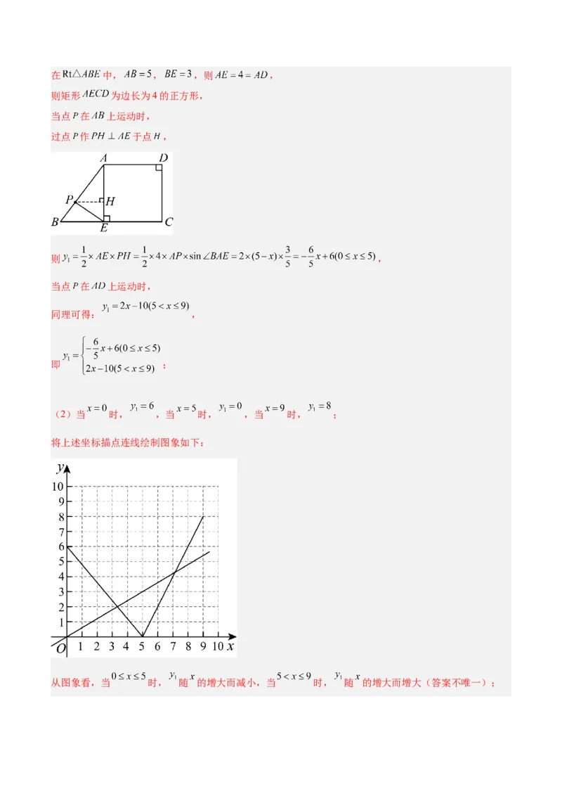 专题04一次函数的应用重难点题型专训（5大题型+15道拓展培优）（教师版）_初中数学_八年级数学下册（人教版）_重难点专题提升-V7_2024版