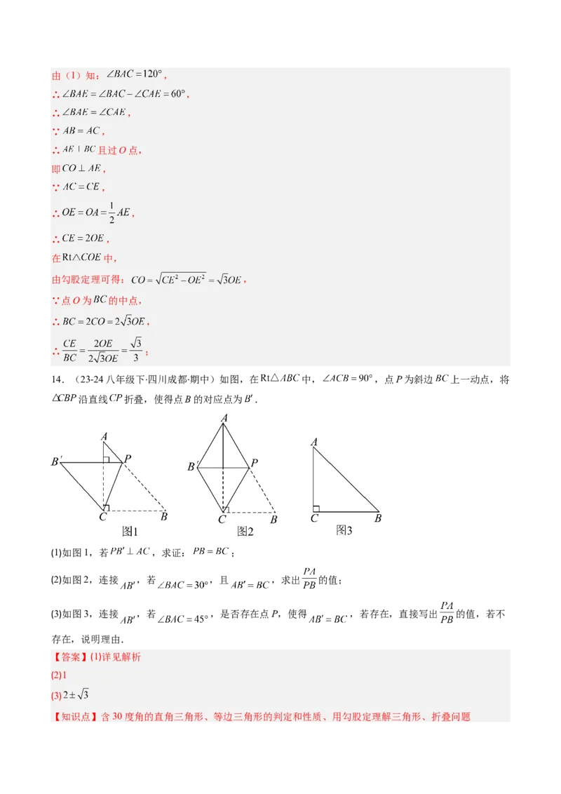 专题05利用勾股定理解决折叠问题的六种考法（教师版）_初中数学_八年级数学下册（人教版）_压轴题攻略-V9_2025版