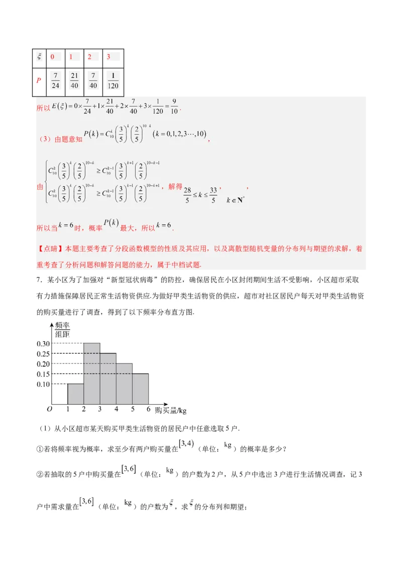 微考点7-1分布列概率中的三大最值问题（三大题型）（解析版）_2.2025数学总复习_2024年新高考资料_2.2024二轮复习