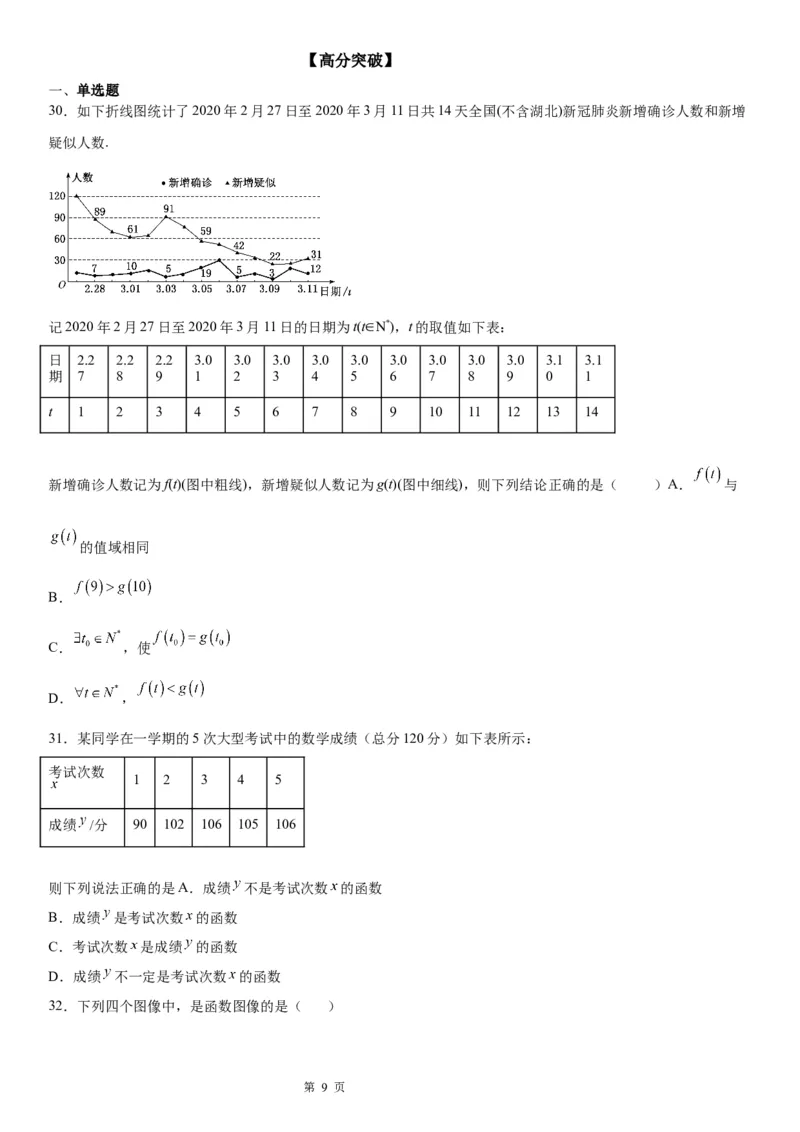 微专题函数的表示法学案&mdash;&mdash;2023届高考数学一轮《考点&middot;题型&middot;技巧》精讲与精练_2.2025数学总复习_赠品通用版（老高考）复习资料_一轮复习