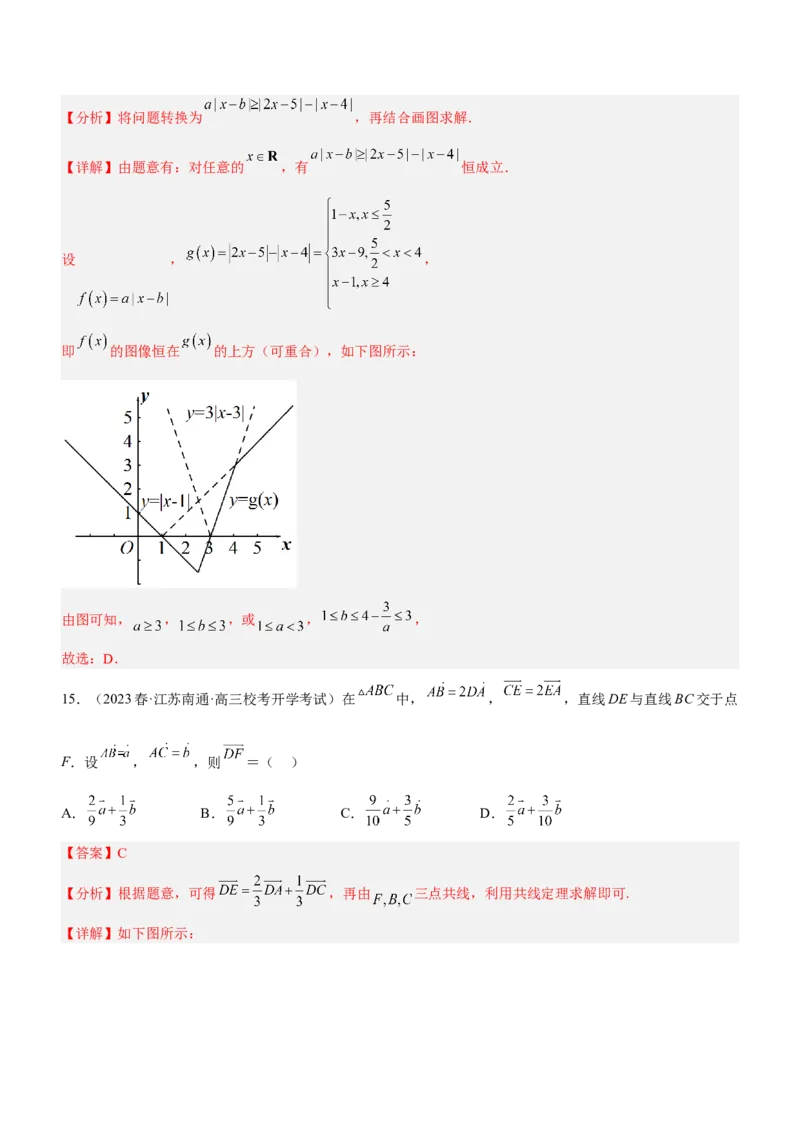 技巧01选择题解法与技巧（练）解析版_2.2025数学总复习_2023年新高考资料_二轮复习_备战2023年高考数学二轮复习考点精讲练（新教材&middot;新高考）