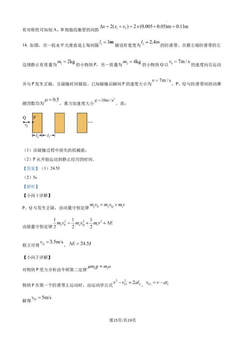 精品解析：2025年高考河南卷物理真题（解析版）_2025年全国各省市全科高考真题及答案_版本二（互相补充）_6、各省市全科真题及答案（按省份分类）_14、河南卷（全科，持续更新）_物理