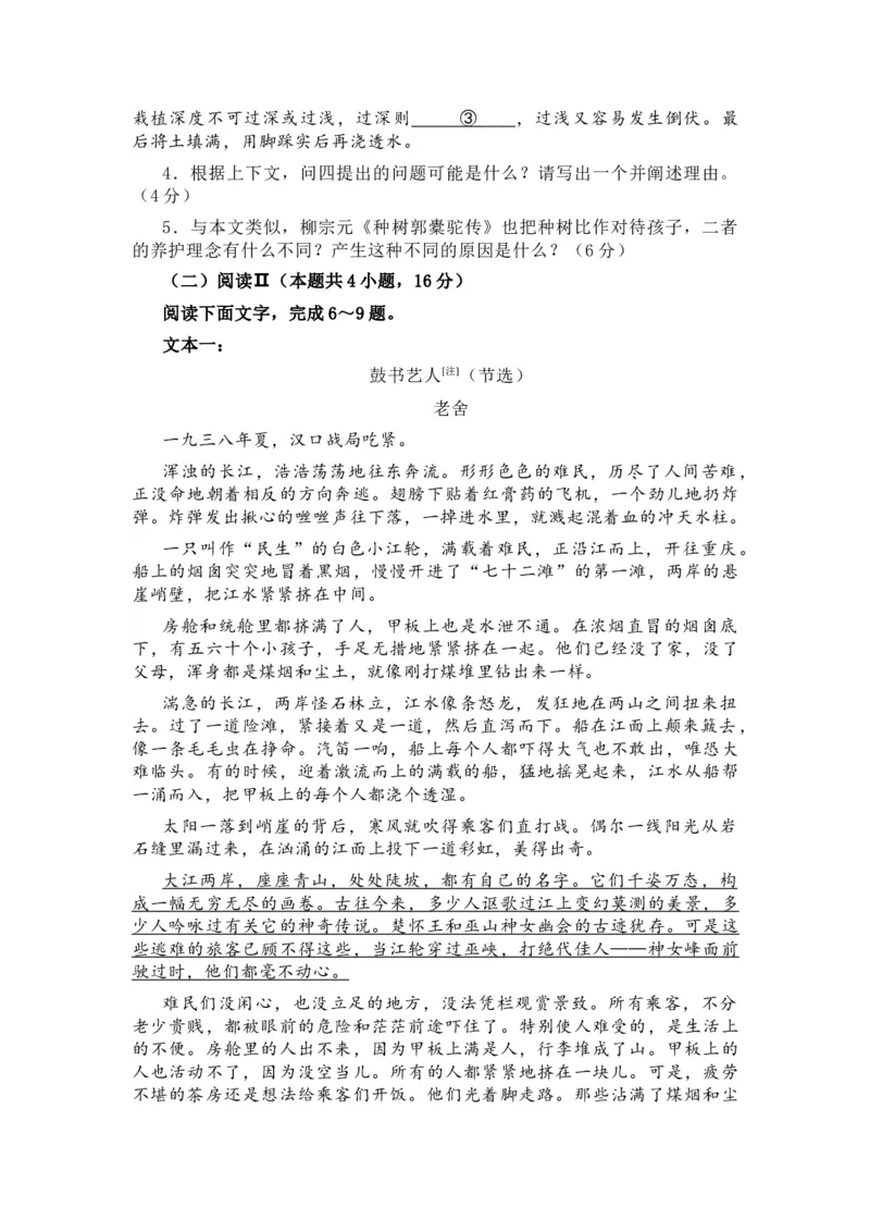 2025年高考语文全国一卷真题及答案解析_2025年全国各省市全科高考真题及答案_版本二（互相补充）_1、新课标全国Ⅰ卷（语数英，终版）_语文