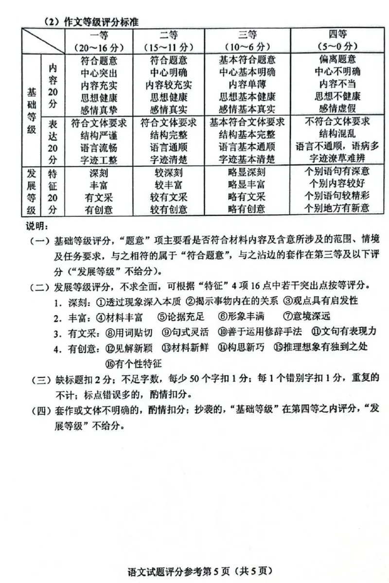2025年高考语文全国一卷试题权威答案完整版_2025年全国各省市全科高考真题及答案_版本二（互相补充）_1、新课标全国Ⅰ卷（语数英，终版）_语文