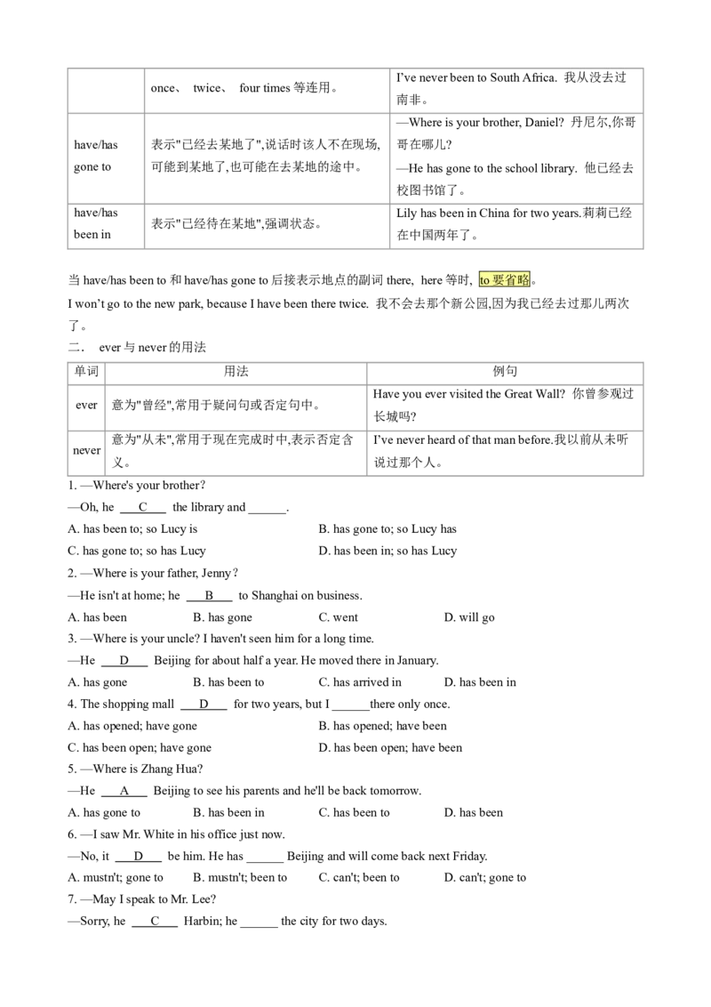 （同步100分背默）Unit9Haveyoueverbeentoamuseum？知识清单（背诵版）_新人教八下资料包_35赠送其它_八年级英语下册（人教版）_同步知识背默-V30
