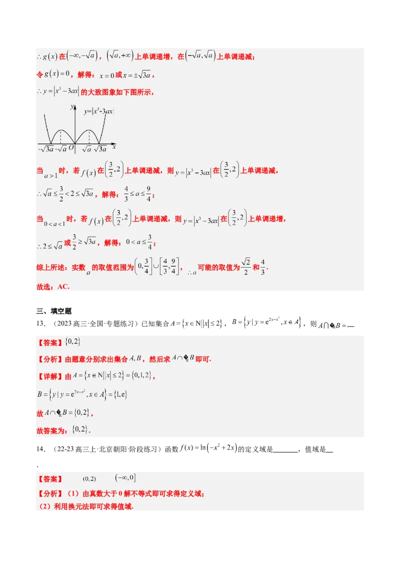 思维拓展02抽象函数和复合函数的应用（精讲+精练）-2025年高考数学一轮复习讲义及高频考点归纳与方法总结（新高考通用）解析版_2.2025数学总复习_2025年新高考资料_一轮复习