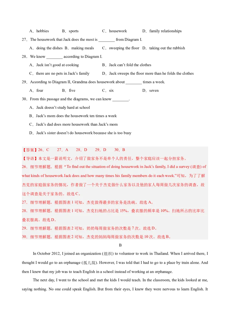 八年级英语下学期期末考试（长春专用）（教师版）_新人教八下资料包_00、更新资料3月16日_单元重难点易错题精练-U216_八年级英语下学期期末考试（长春专用）-（人教版）