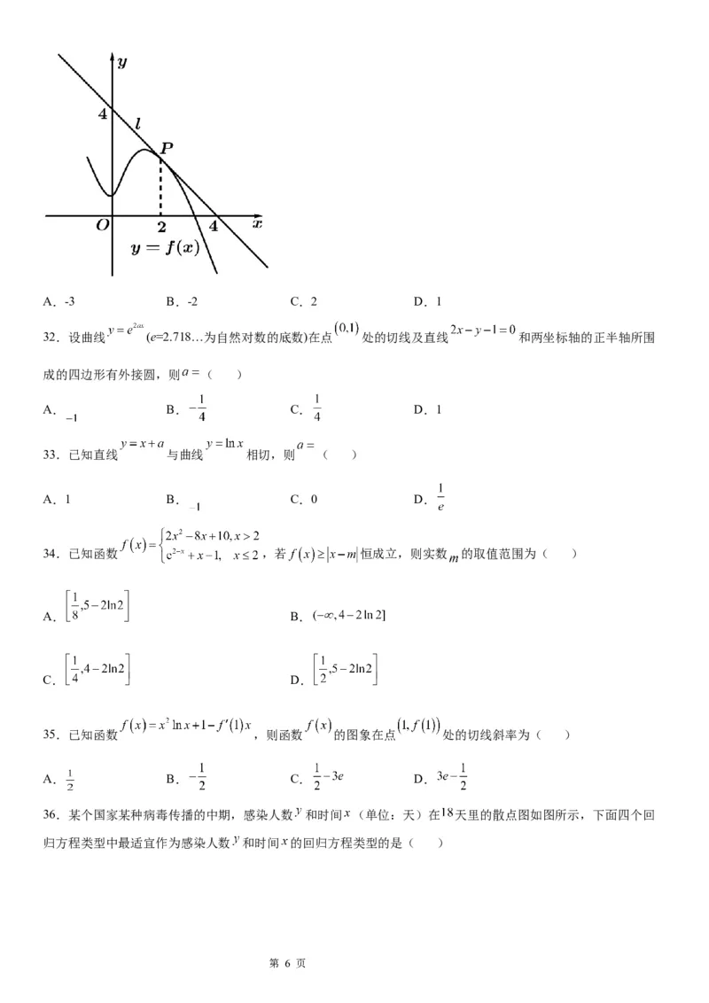 微专题导数的几何意义学案-2023届高考数学一轮《考点&middot;题型&middot;技巧》精讲与精练_2.2025数学总复习_赠品通用版（老高考）复习资料_一轮复习