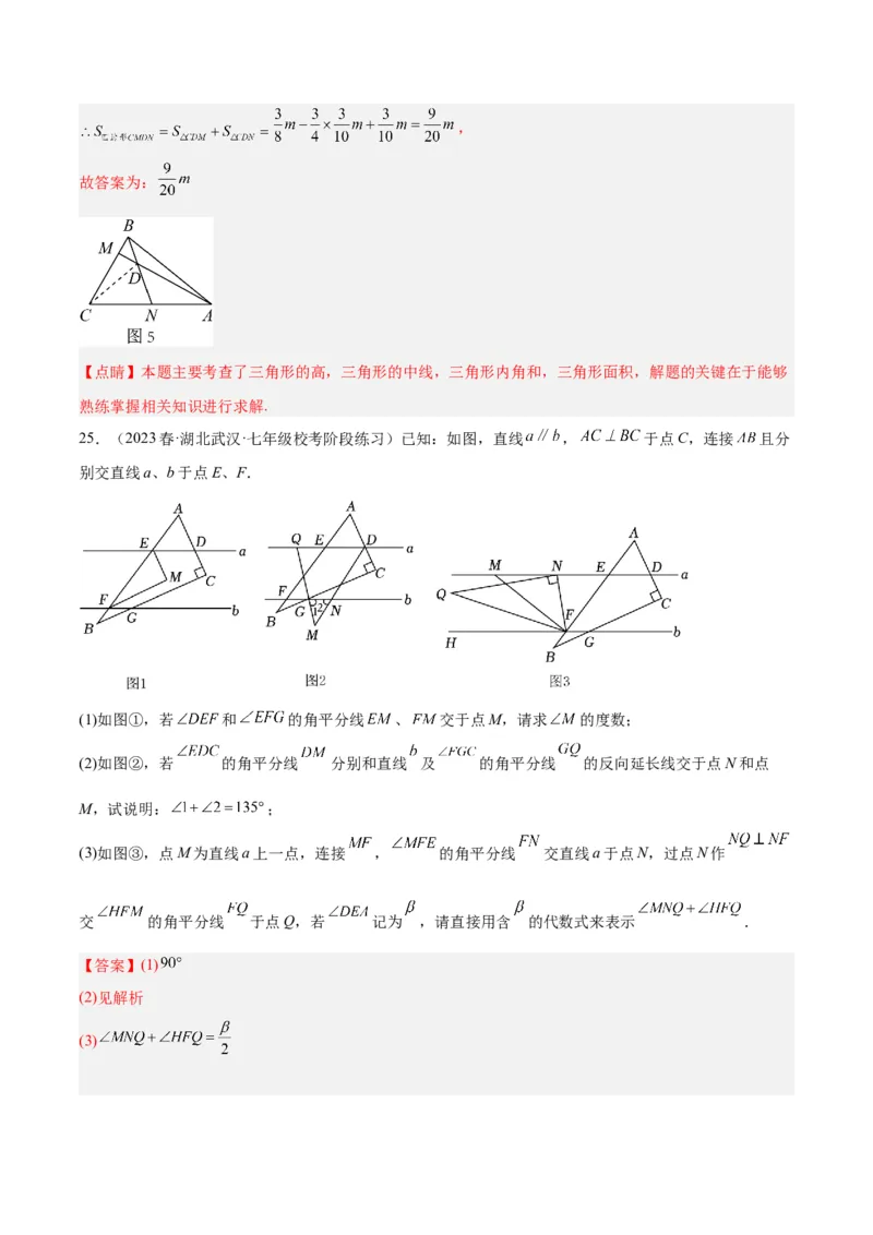 专题02角度计算经典压轴大题专训（教师版）_初中数学_八年级数学上册（人教版）_重难点专题提升-V7_2024版