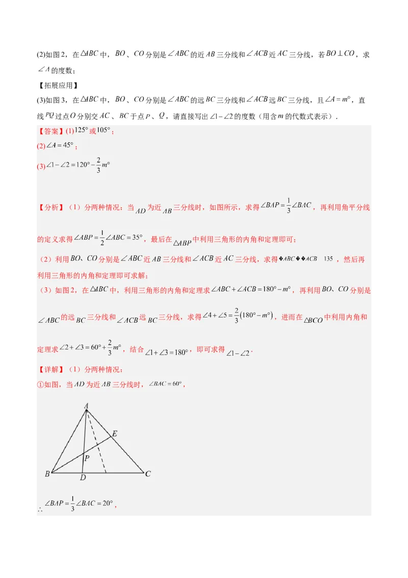 专题02角度计算经典压轴大题专训（教师版）_初中数学_八年级数学上册（人教版）_重难点专题提升-V7_2024版