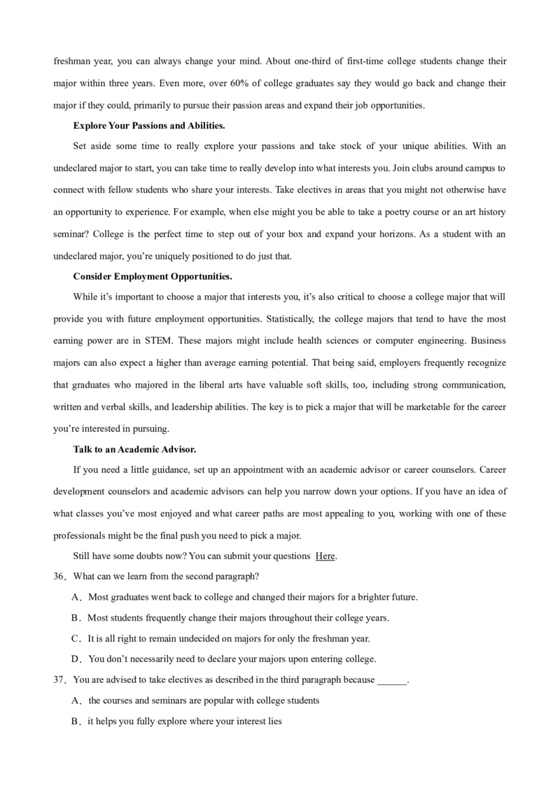 黄金卷07-赢在高考&middot;黄金8卷备战2024年高考英语模拟卷（天津专用）（解析版）_3.2025英语总复习_2024年新高考资料_4.2024高考模拟预测试卷