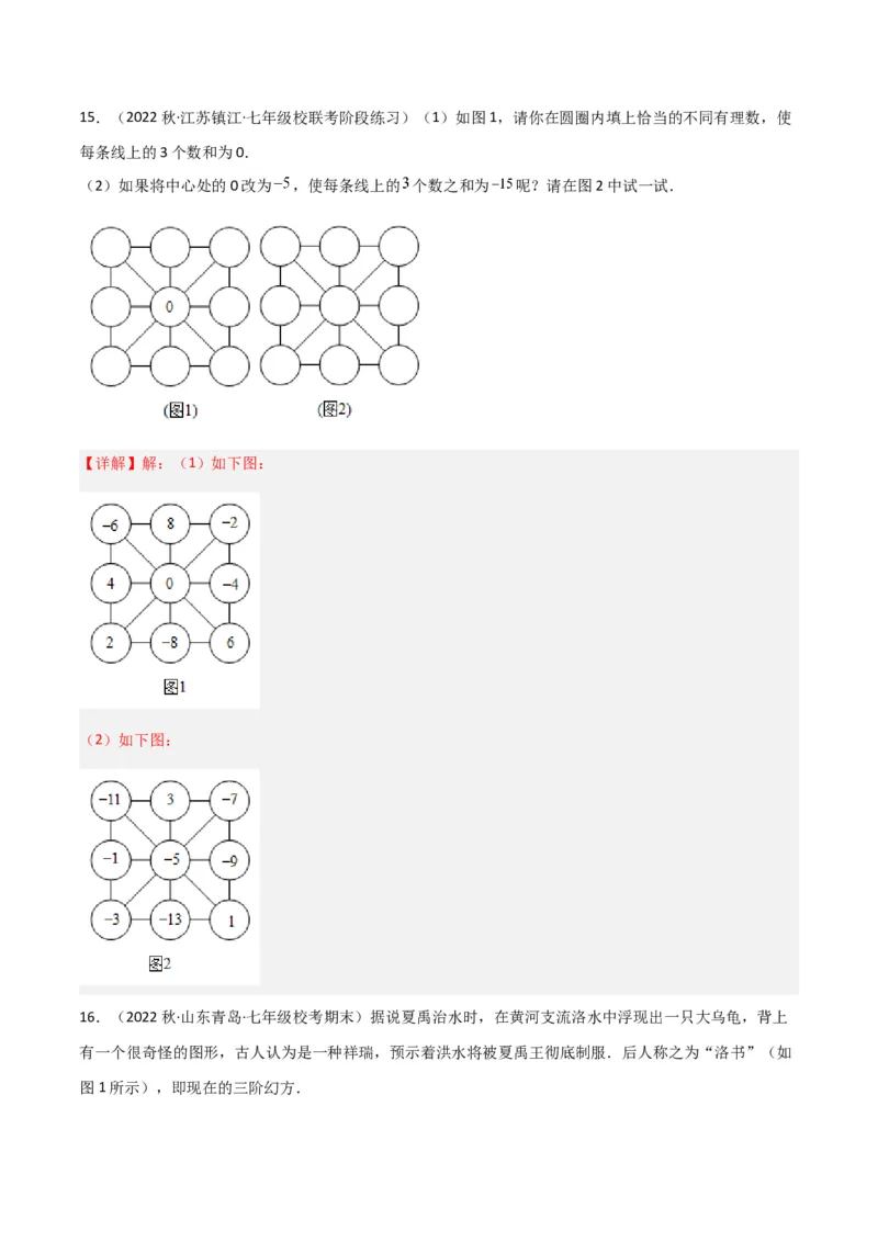 专题04有理数的加法（2个知识点6种题型2个易错点2种中考考法）（教师版）_初中数学_七年级数学上册（人教版）_常见题型通关讲解练-V3
